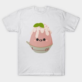 Cute little dark pink Kakigõri T-Shirt